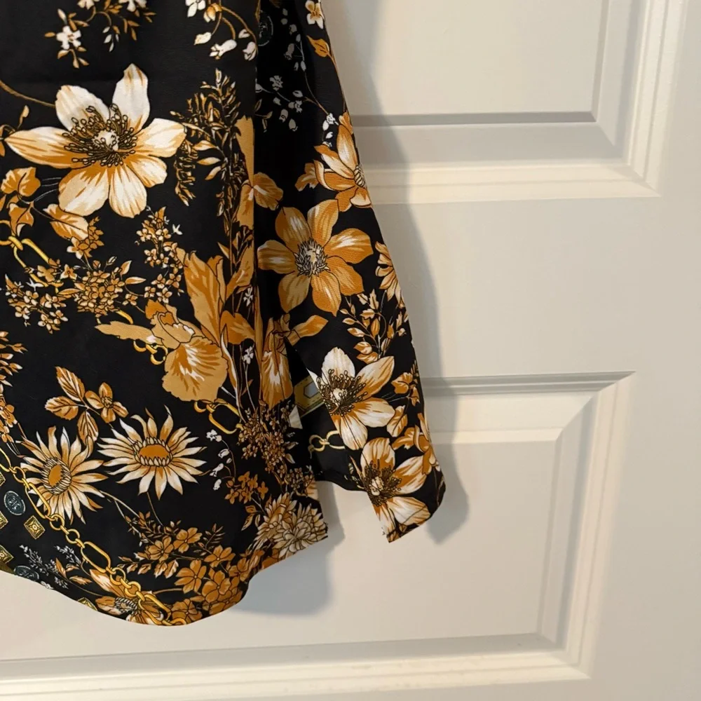 Princess Polly Black and Gold Sundress - Picture 2 of 3
